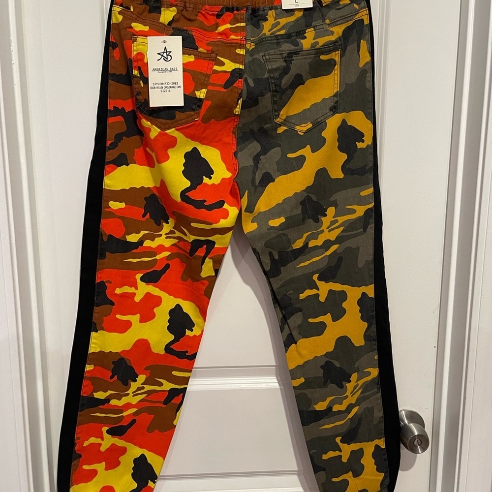 American Bazi Colorful Camouflage Pants - Picture 1 of 5